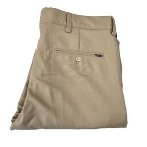 Polo Ralph Lauren Men's Performance Flat Front Khaki Pants Size 34X32 Chinos EUC
